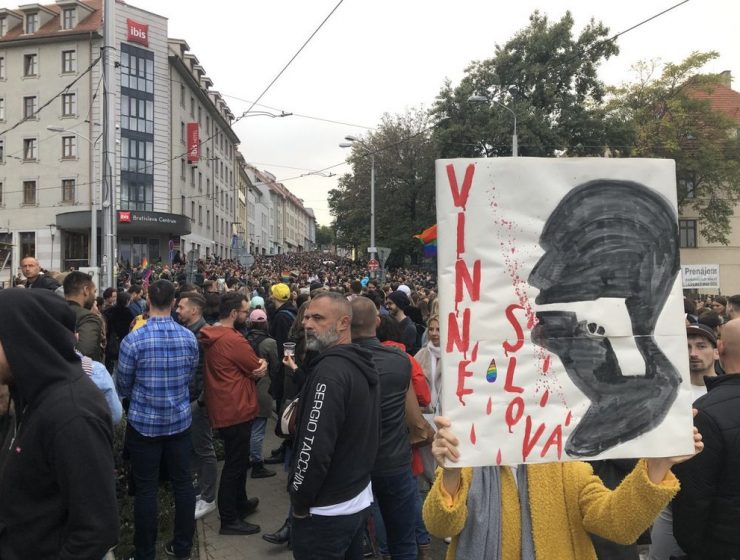 Le Courrier D Europe Centrale Bratislava   Homophobie Bratislava 740x560 